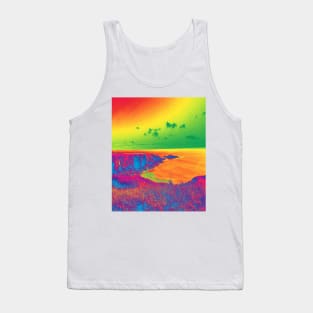 Psychedelic Coastline 2 Tank Top